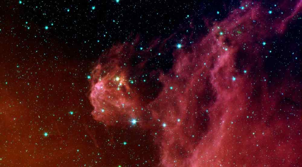 This image from NASA's Spitzer Space Telescope shows infant stars 