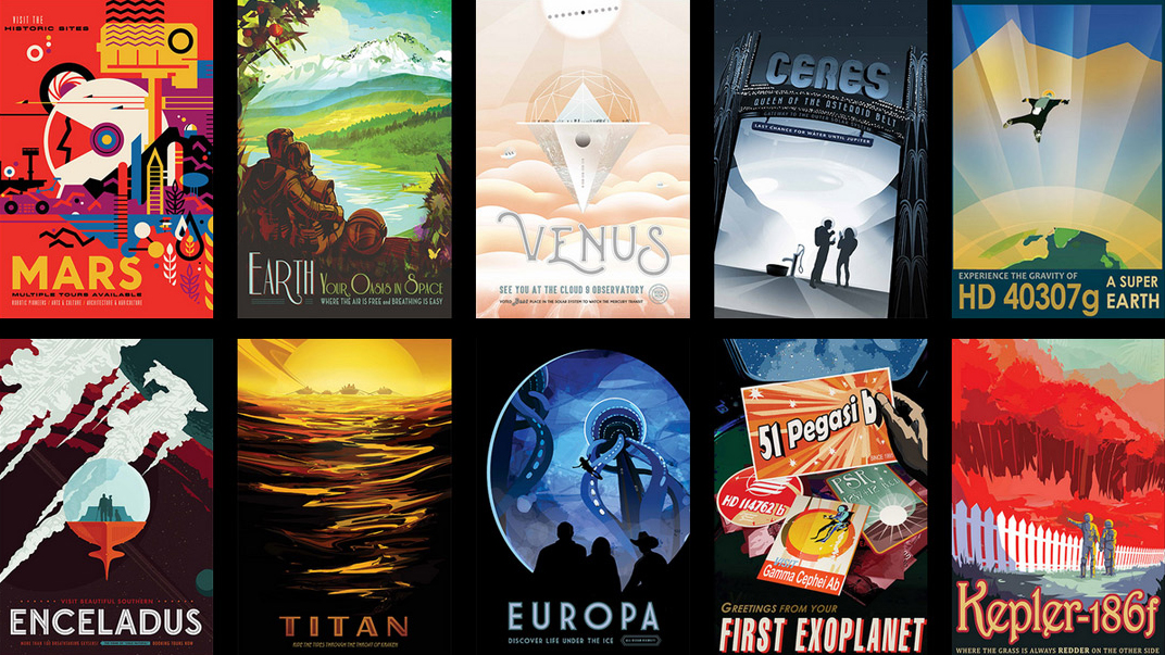 Exoplanet Space Tourism Posters