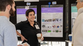 PI Christine Gebara at the 2024 Research Poster Day