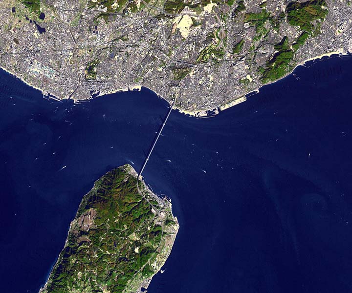 Space Images | Akashi Kaikyo Bridge, Japan