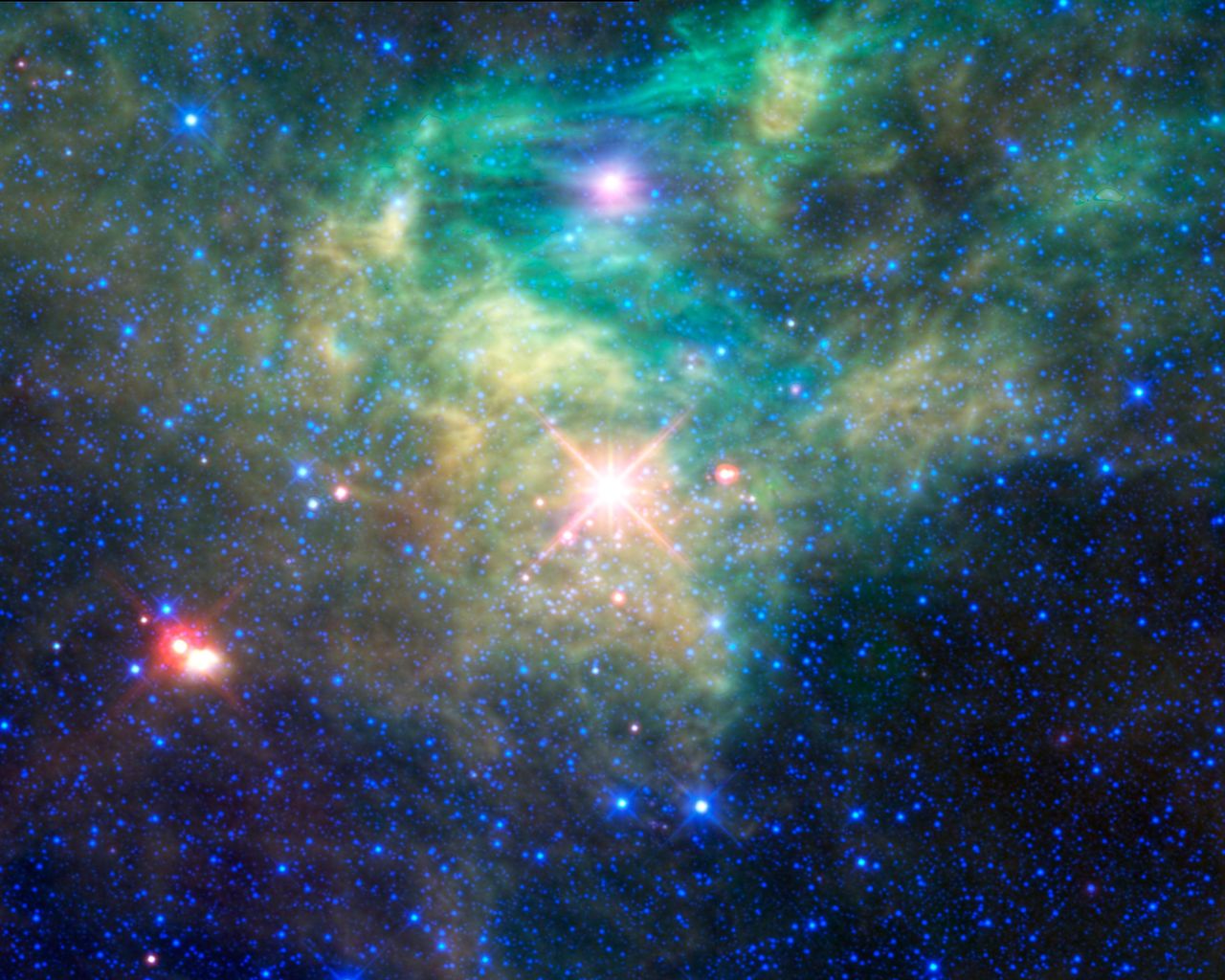 Space Images | WISE Reveals a Hidden Star Cluster