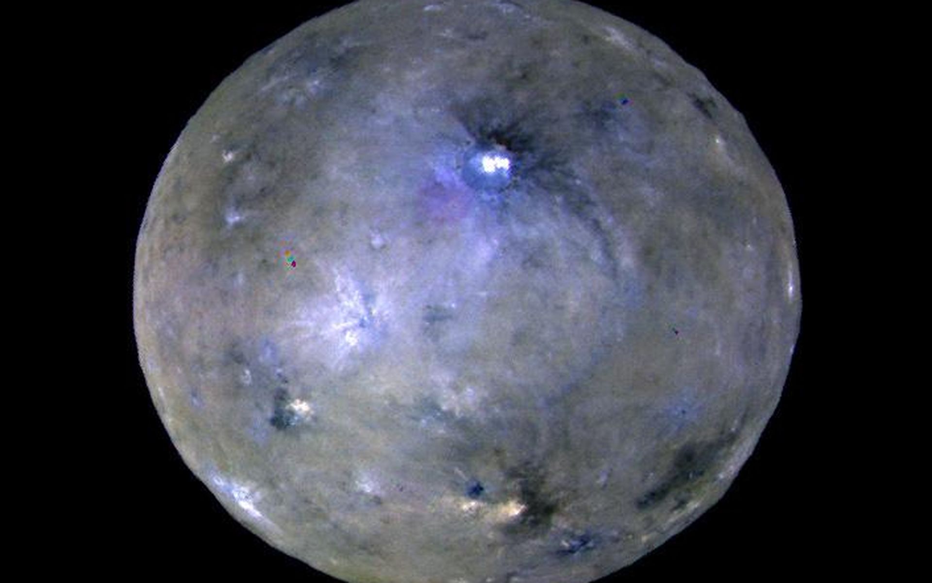 Space Images | Enhanced Color View of Ceres at Opposition