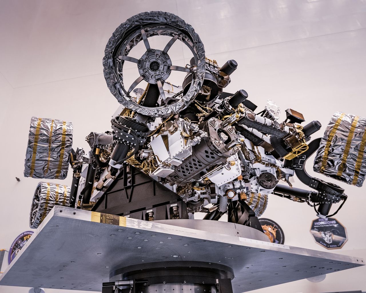 Space Images | Perseverance Rover on Spin Table at Kennedy ...